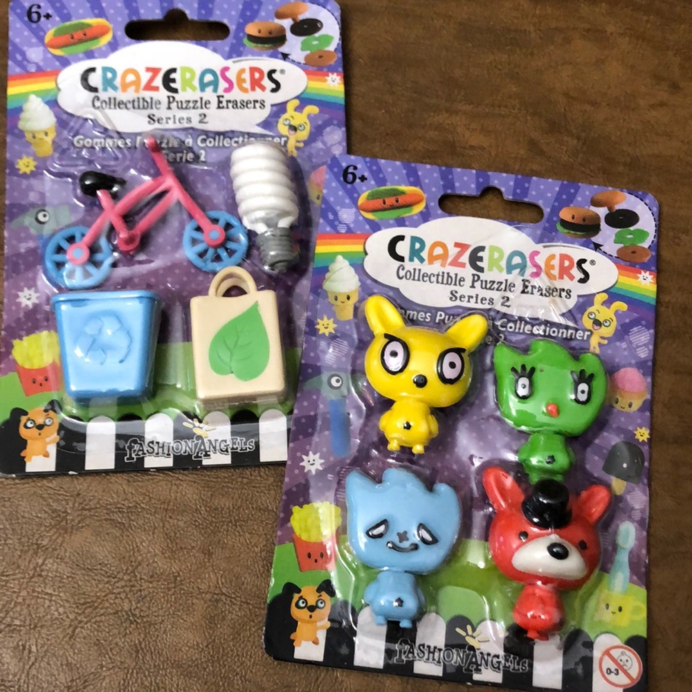 A set of 3 Crazerasers